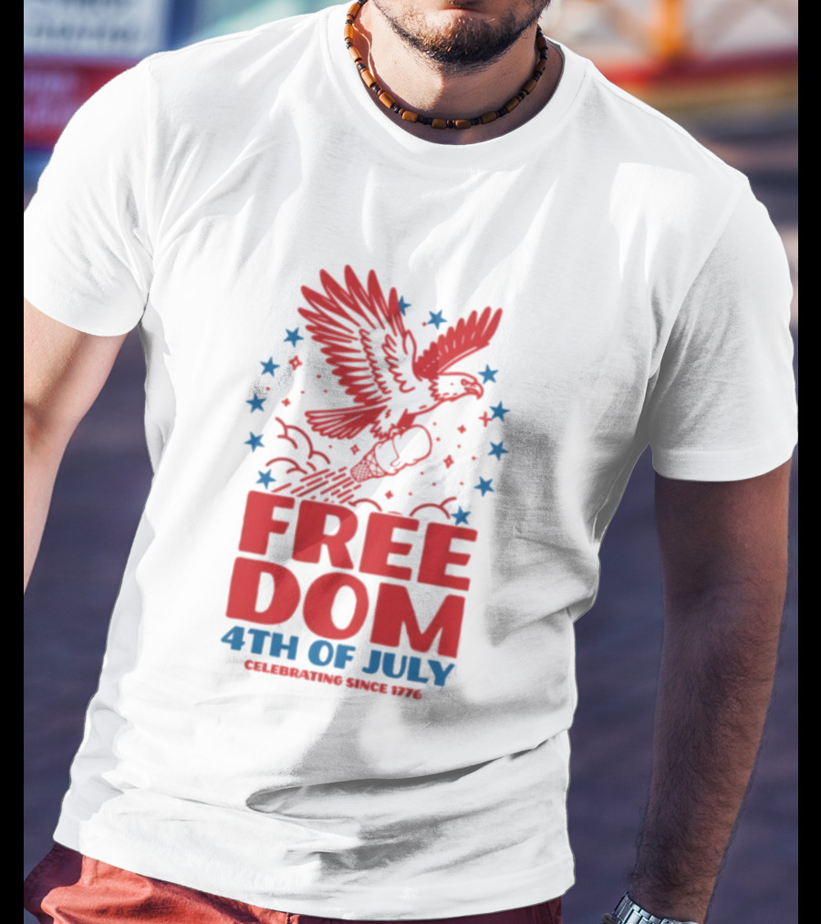Andy’s Frozen Custard Freedom Eagle 4th Of July Celebrating Since 1776 T-Shirt