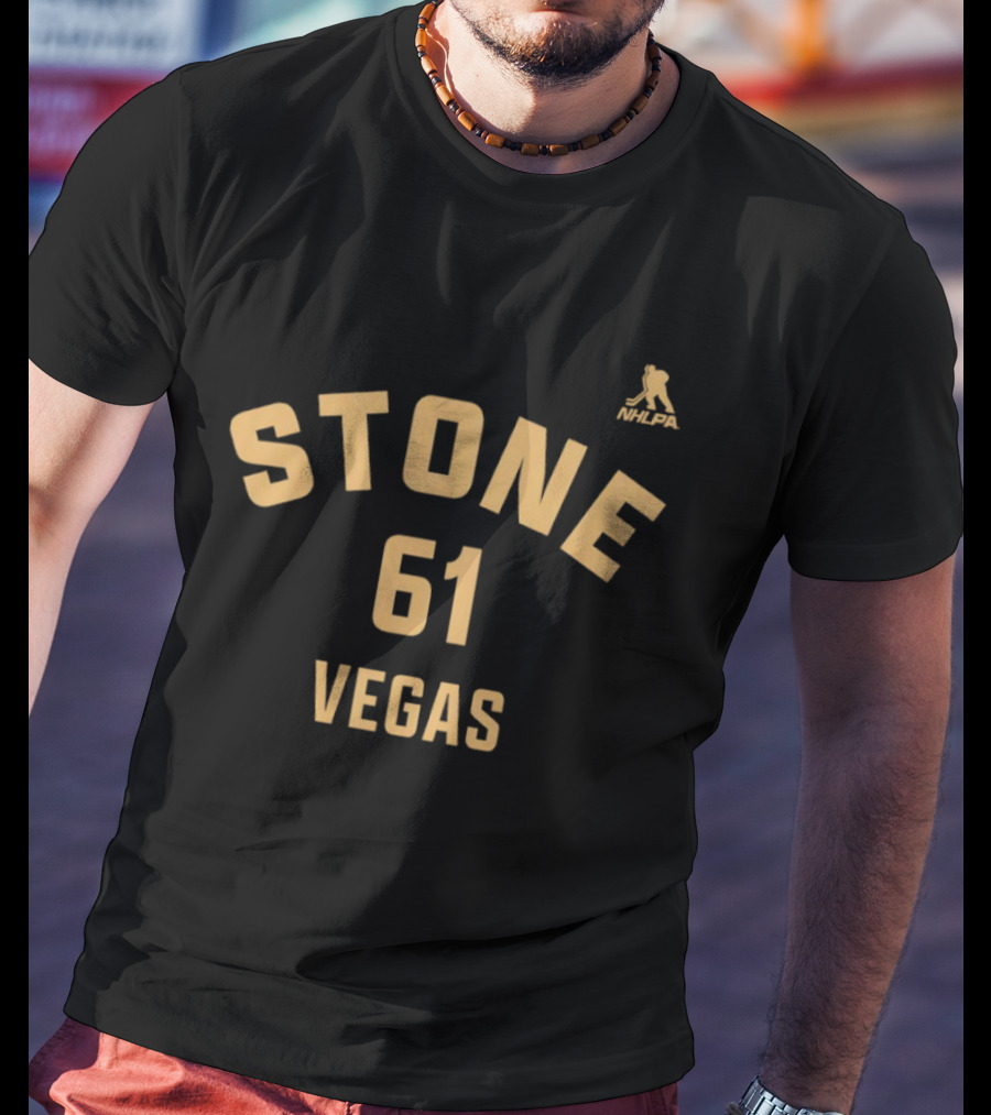 Mark Stone 61 Vegas Golden Knights NHLPA Ice Hockey T-Shirt