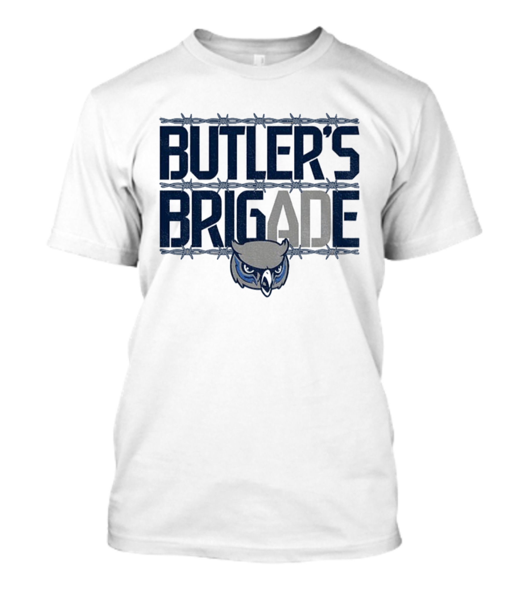 Butler's Brigade Olathe West Youth Football Owl Icon T-Shirt