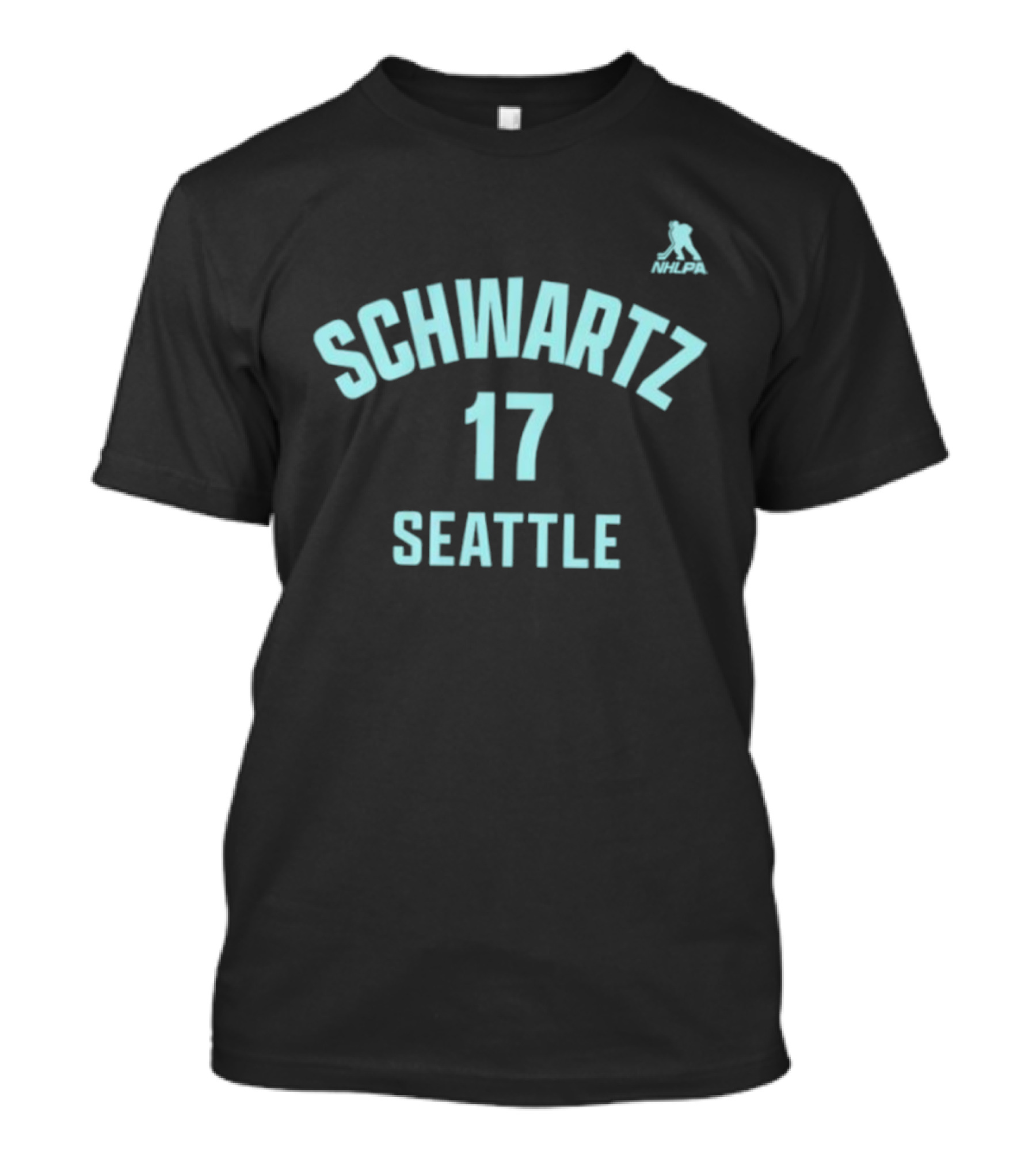 Seattle Kraken Jaden Schwartz 17 Seattle Hockey Player Name Number T-Shirt