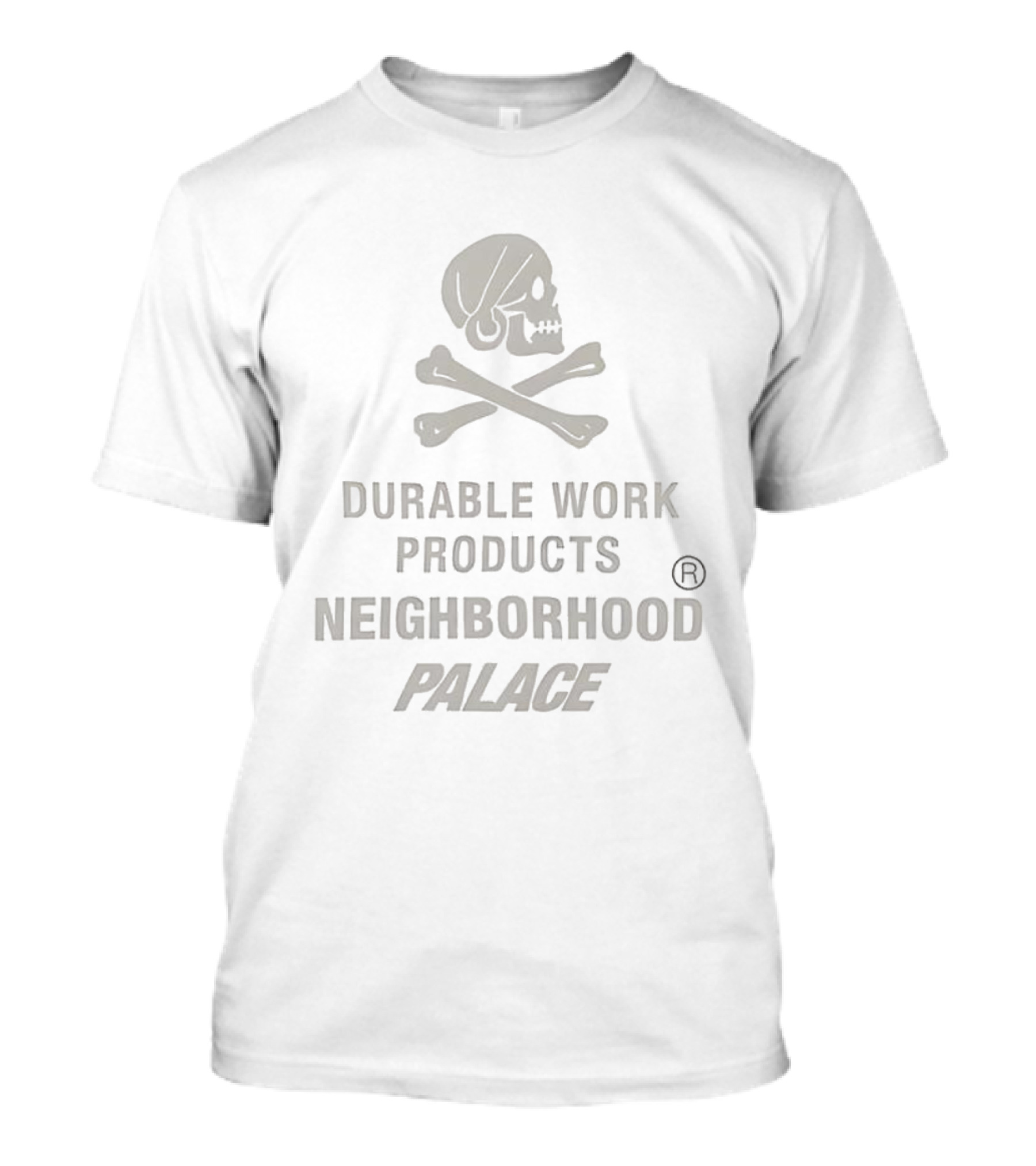 Durable Work Products Skull Crossbones Neighborhood Palace T-Shirt