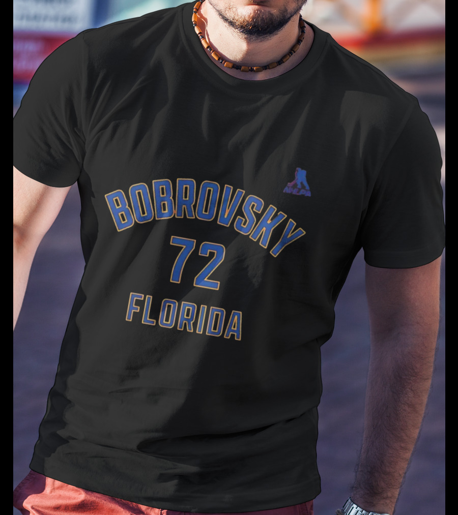 Bobrovsky 72 Florida NHLPA T-Shirt