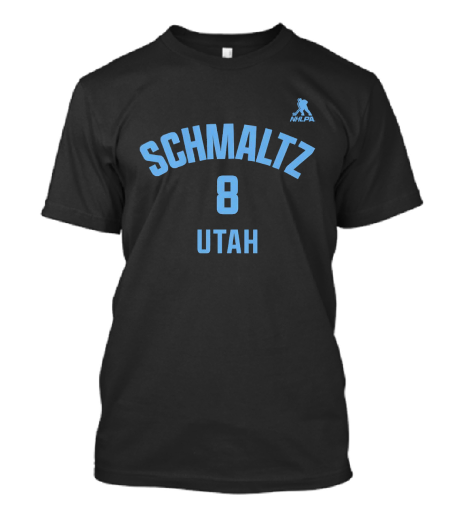 SCHMALTZ 8 UTAH NHLPA Mammoth Ice Hockey T-Shirt