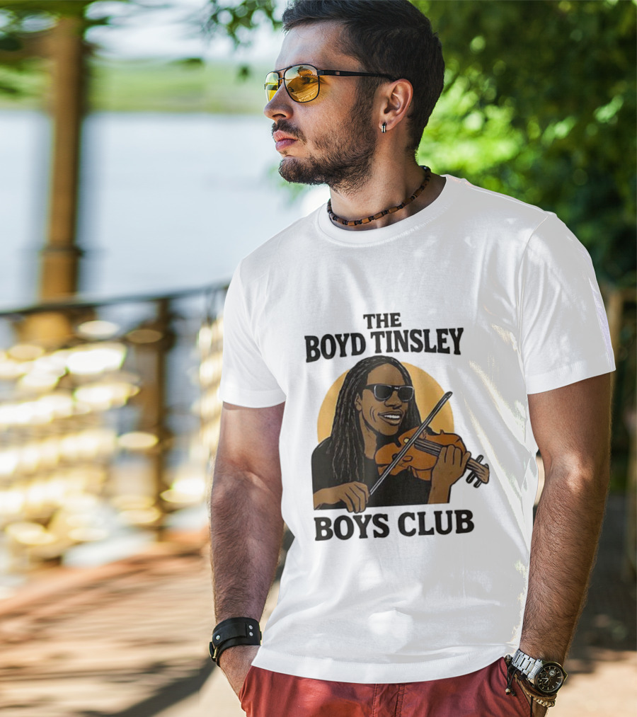 The Boyd Tinsley Boys Club Violinist Icon With Sunglasses T-Shirt