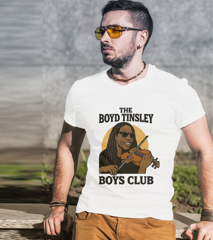 The Boyd Tinsley Boys Club Violinist Icon With Sunglasses T-Shirt