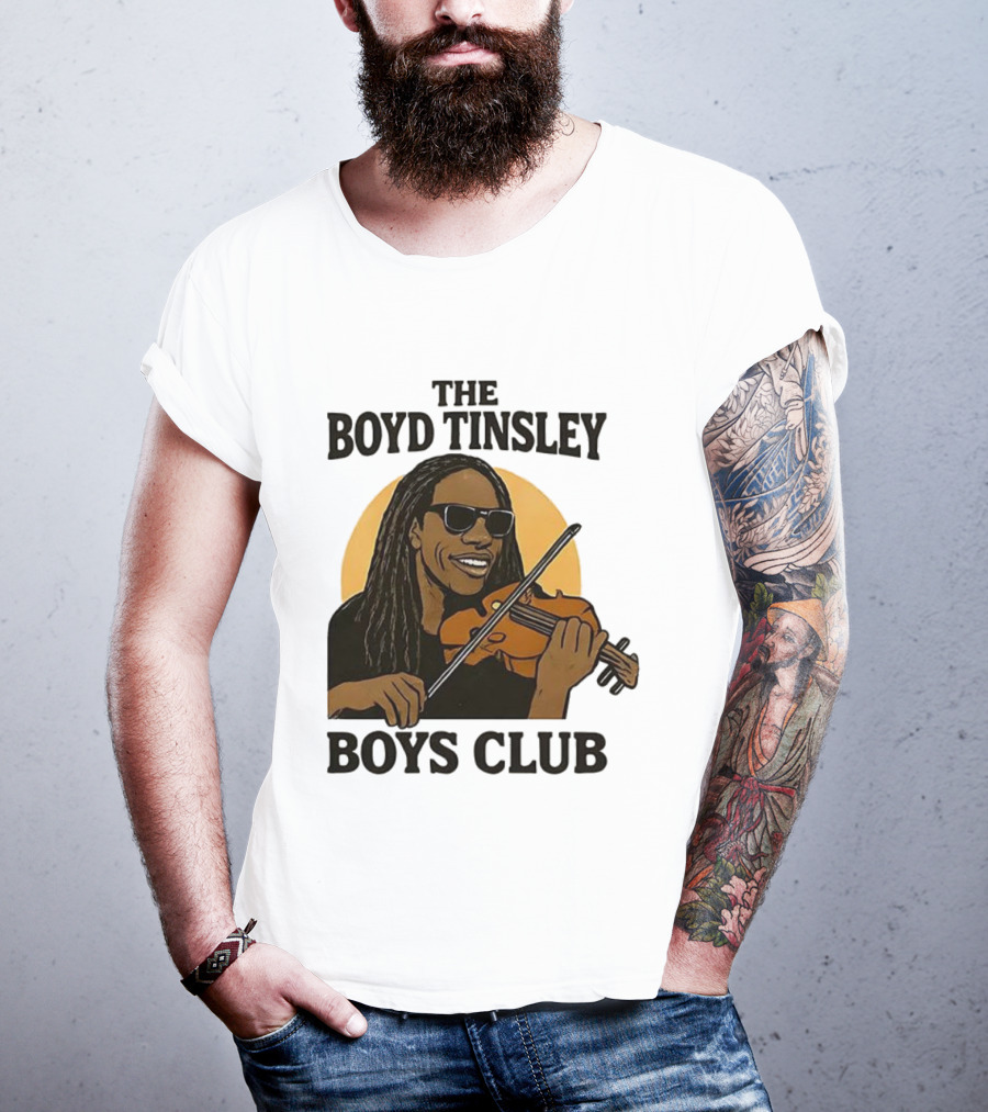 The Boyd Tinsley Boys Club Violinist Icon With Sunglasses T-Shirt