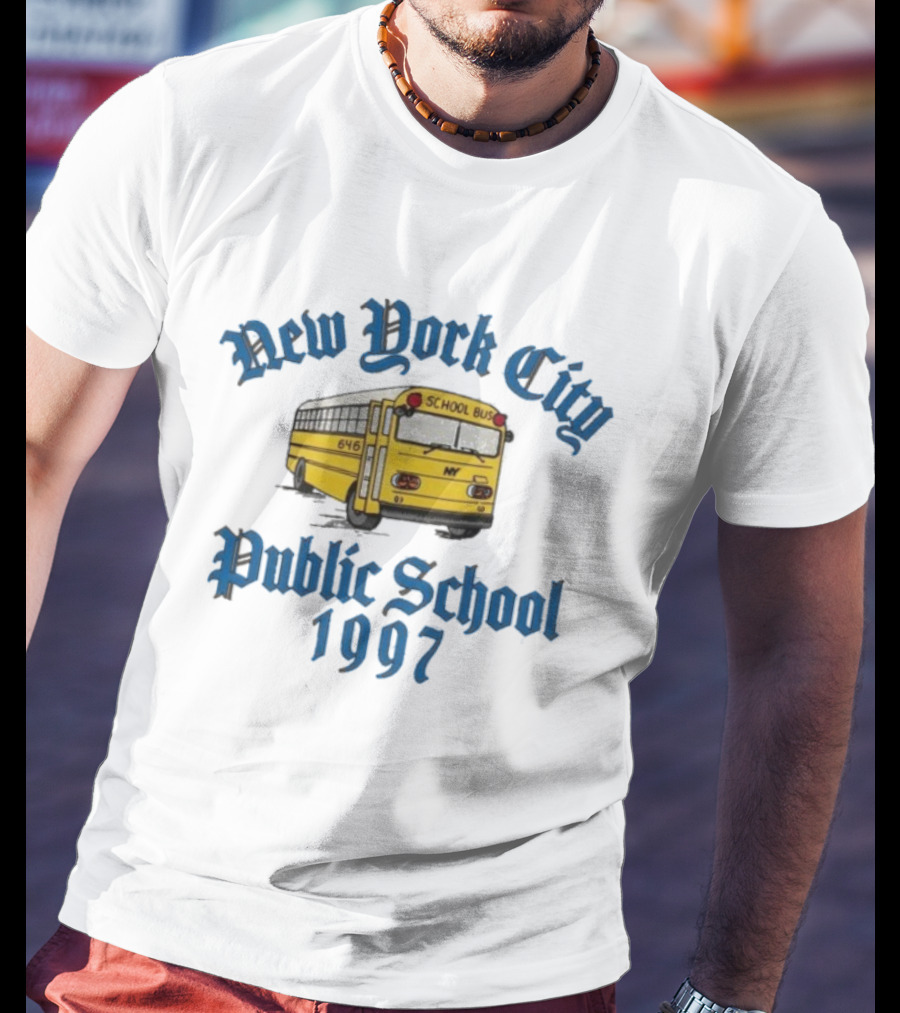 New York City 1997 Public School Bus NY T-Shirt