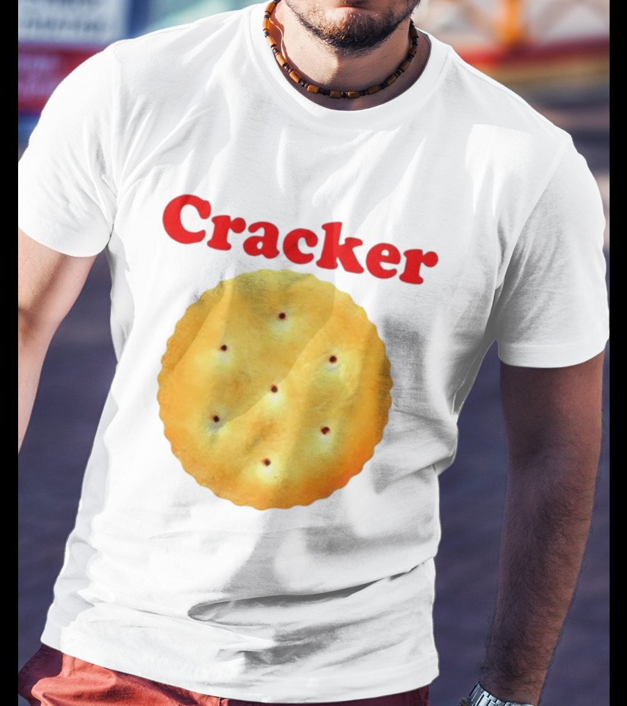 Cracker Anti Woke Memes Ritz Inspired Circular Design T-Shirt