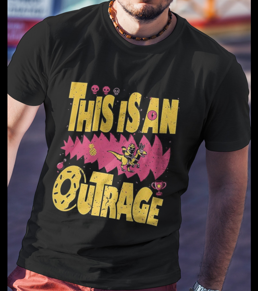 This Is An Outrage Princess Donut Cat Dungeon Crawler Carl Adventure T-Shirt