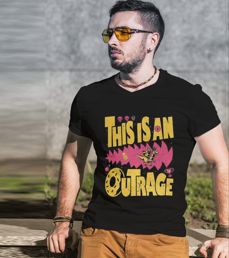 This Is An Outrage Princess Donut Cat Dungeon Crawler Carl Adventure T-Shirt