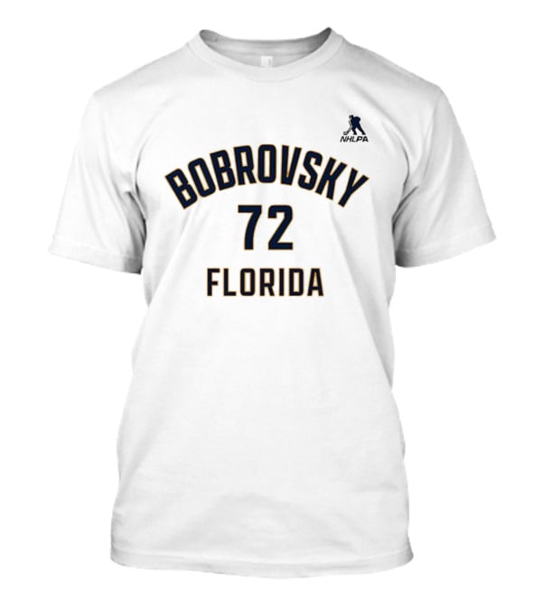 Bobrovsky 72 Florida Panthers NHLPA Ice Hockey T-Shirt