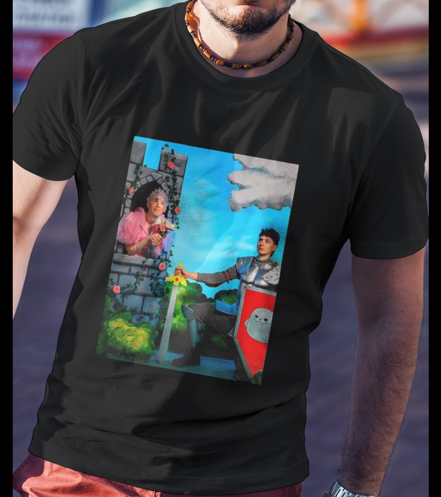 Dan Howell Phil Lester Princess Knight Drama Fantasy Scene T-Shirt