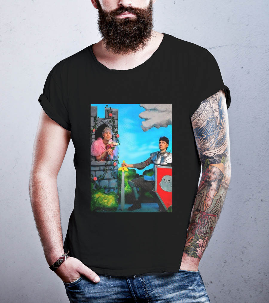 Dan Howell Phil Lester Princess Knight Drama Fantasy Scene T-Shirt