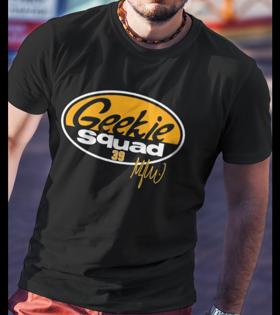 Boston Bruins Geekie Squad 39 Morgan Signature T-Shirt