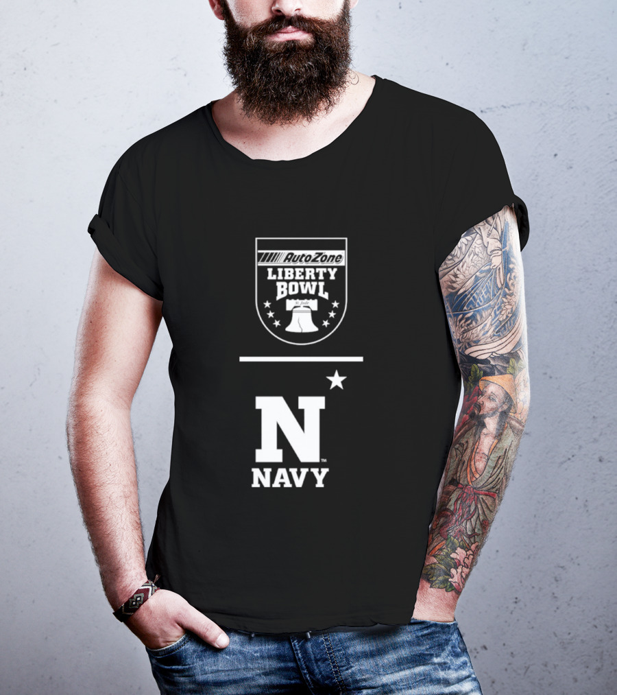 Navy Midshipmen N Star AutoZone Liberty Bowl T-Shirt