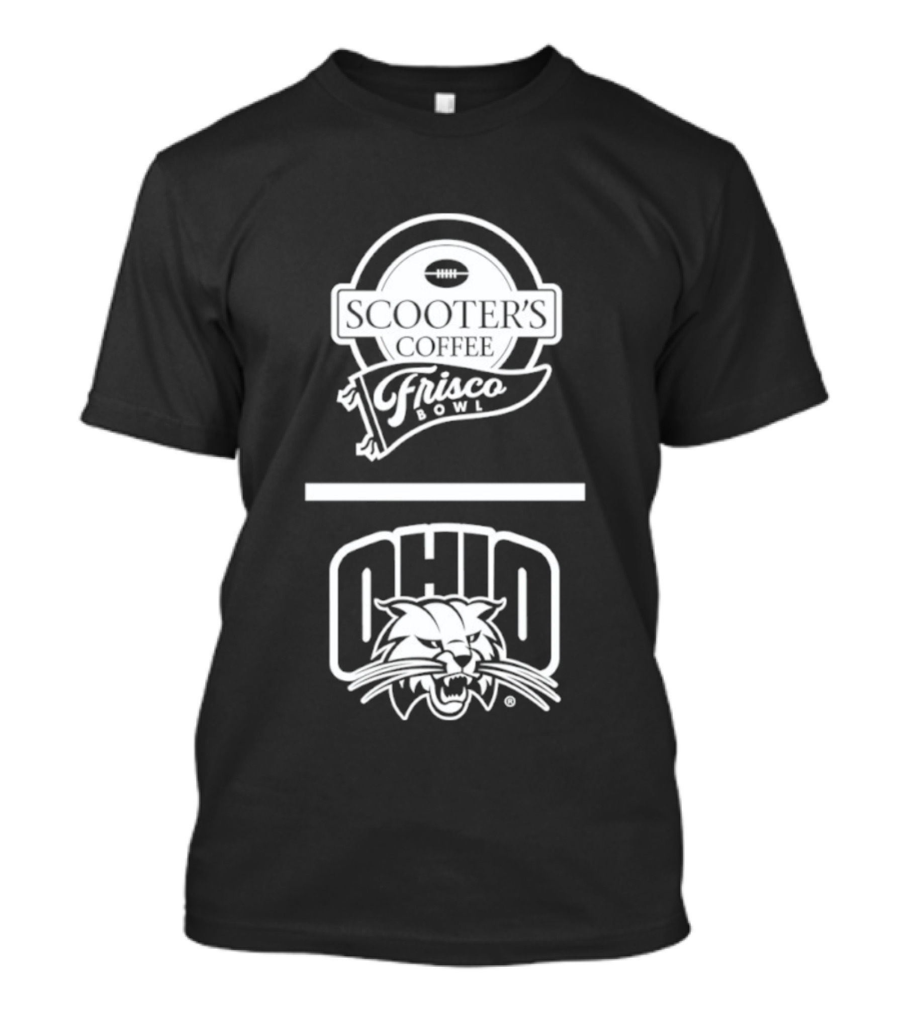 Ohio Bobcats Scooters Coffee Frisco Bowl 2025 T-Shirt