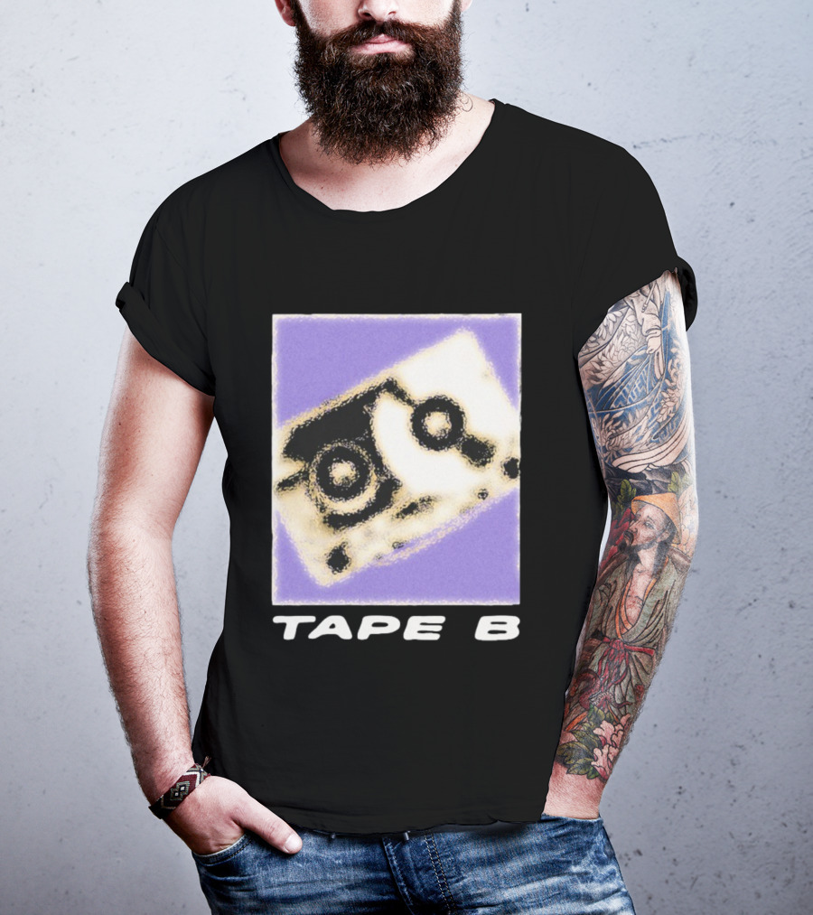 Blurred Cassette Tape B Retro Vibe T-Shirt