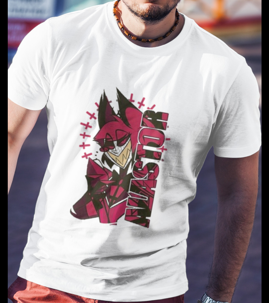 Alastor Smiling Hazbin Hotel Character Fan Art T-Shirt