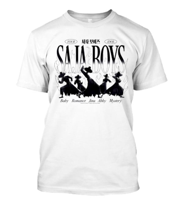 Saja Boys Kpop Demon Hunters Halloween Concert Tour 2023 T-Shirt