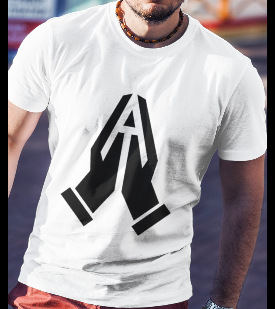 Prayer Hands Houston H-Town Hand Symbol T-Shirt