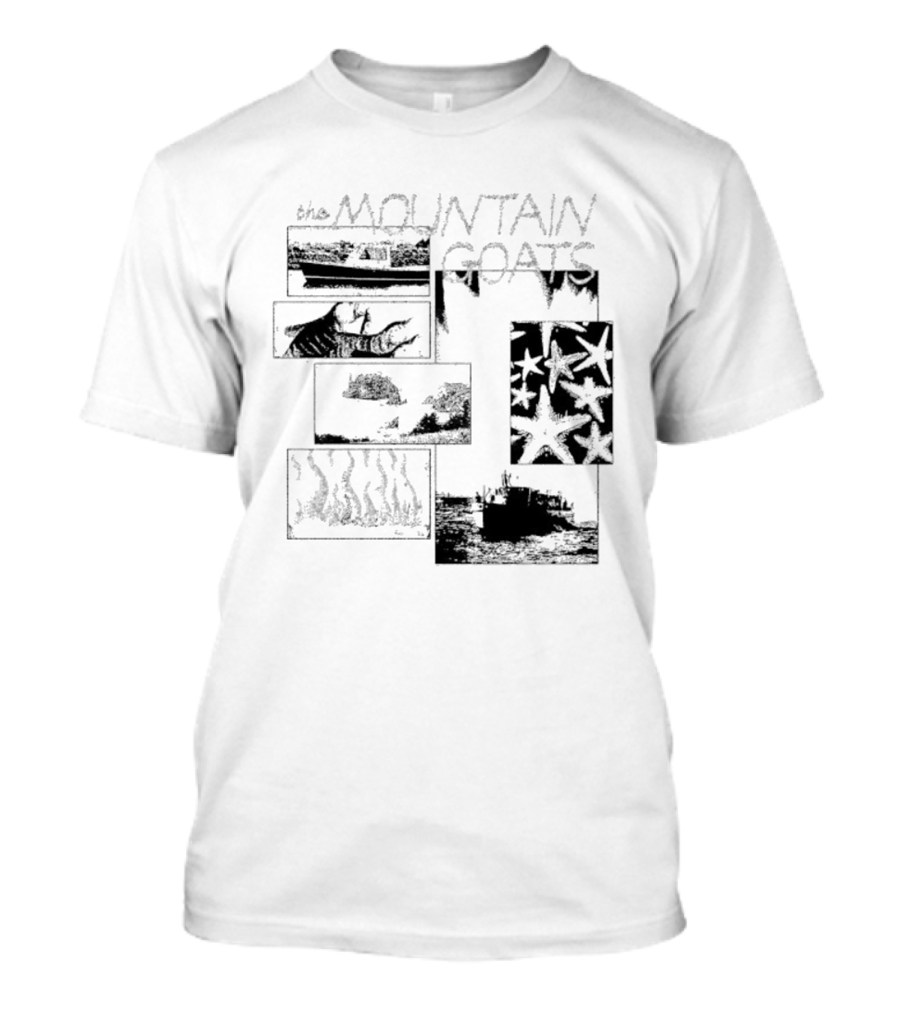 The Mountain Goats Collage Ozona El Paso New Iberia Tulareća Glynnis Napanoch Pure Heat Yasminas T-Shirt