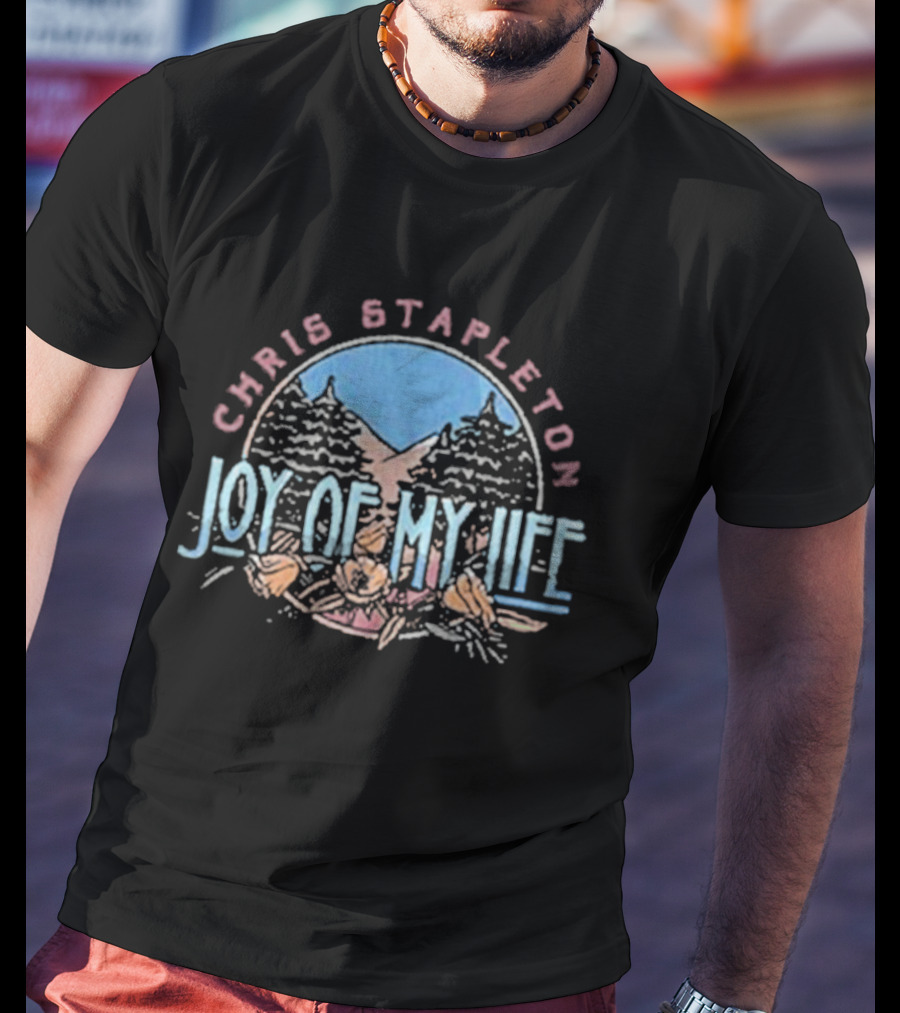 Chris Stapleton Joy Of My Life Blue Orange Iconic Style T-Shirt