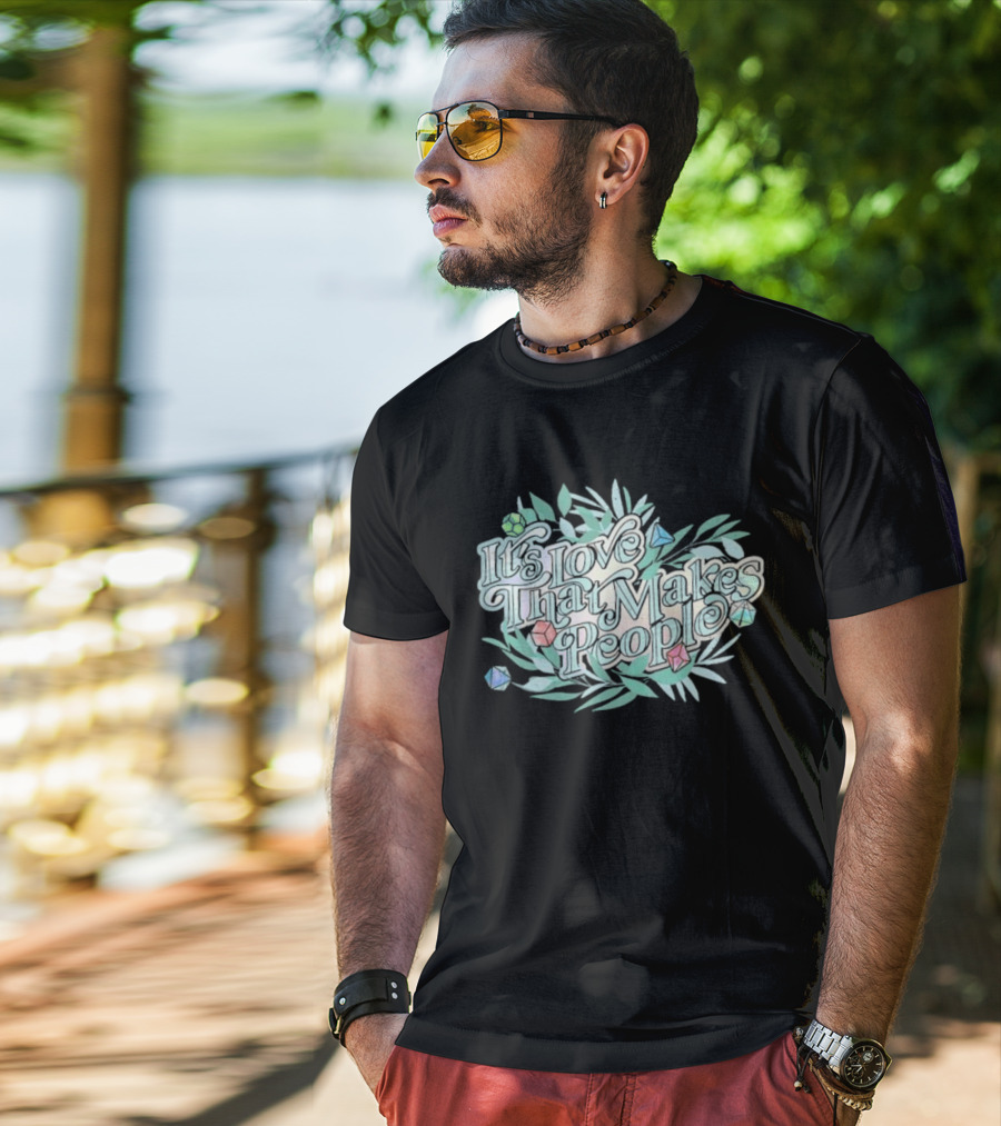 Critical Role Pride It's Love That Makes People Floral Design T-Shirt