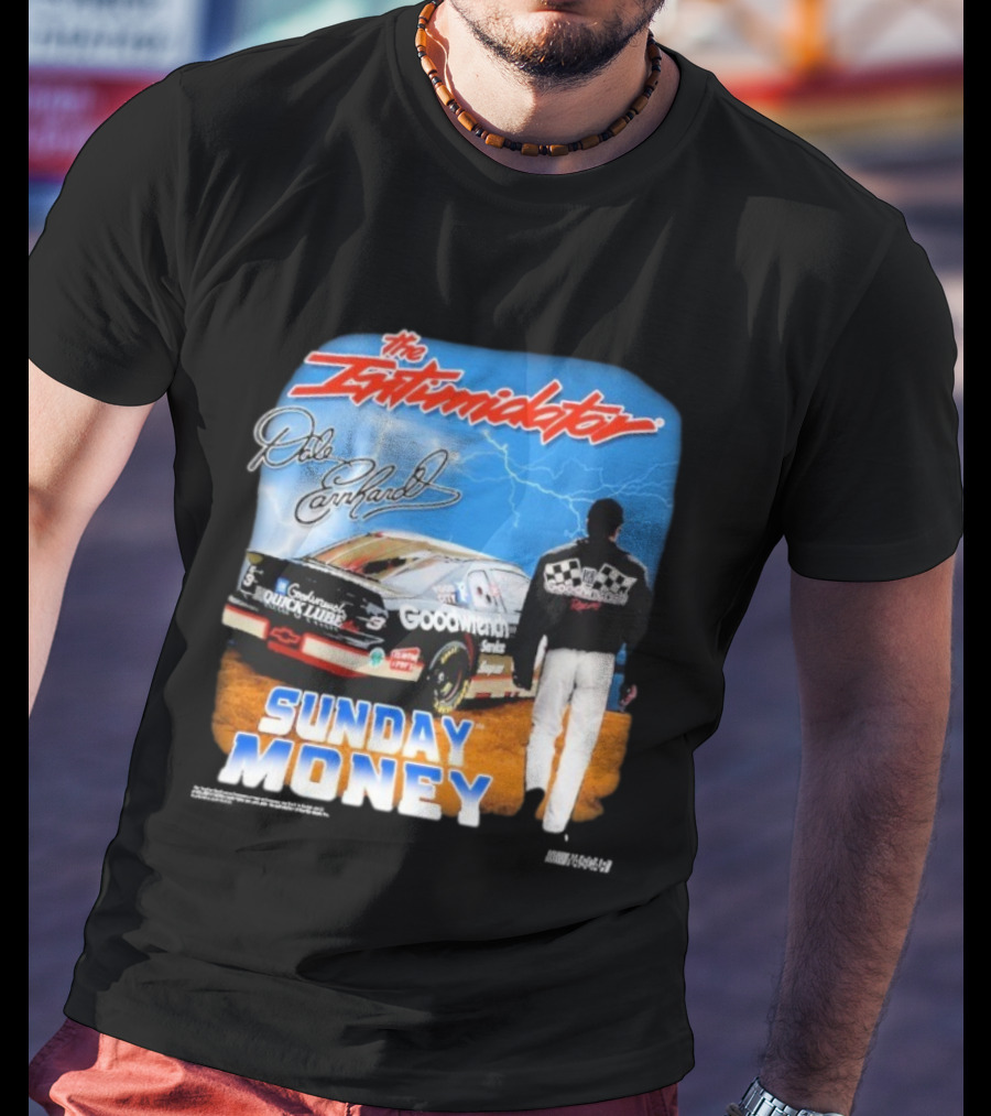 Dale Earnhardt The Intimidator Goodwrench Racing Sunday Money Nascar T-Shirt