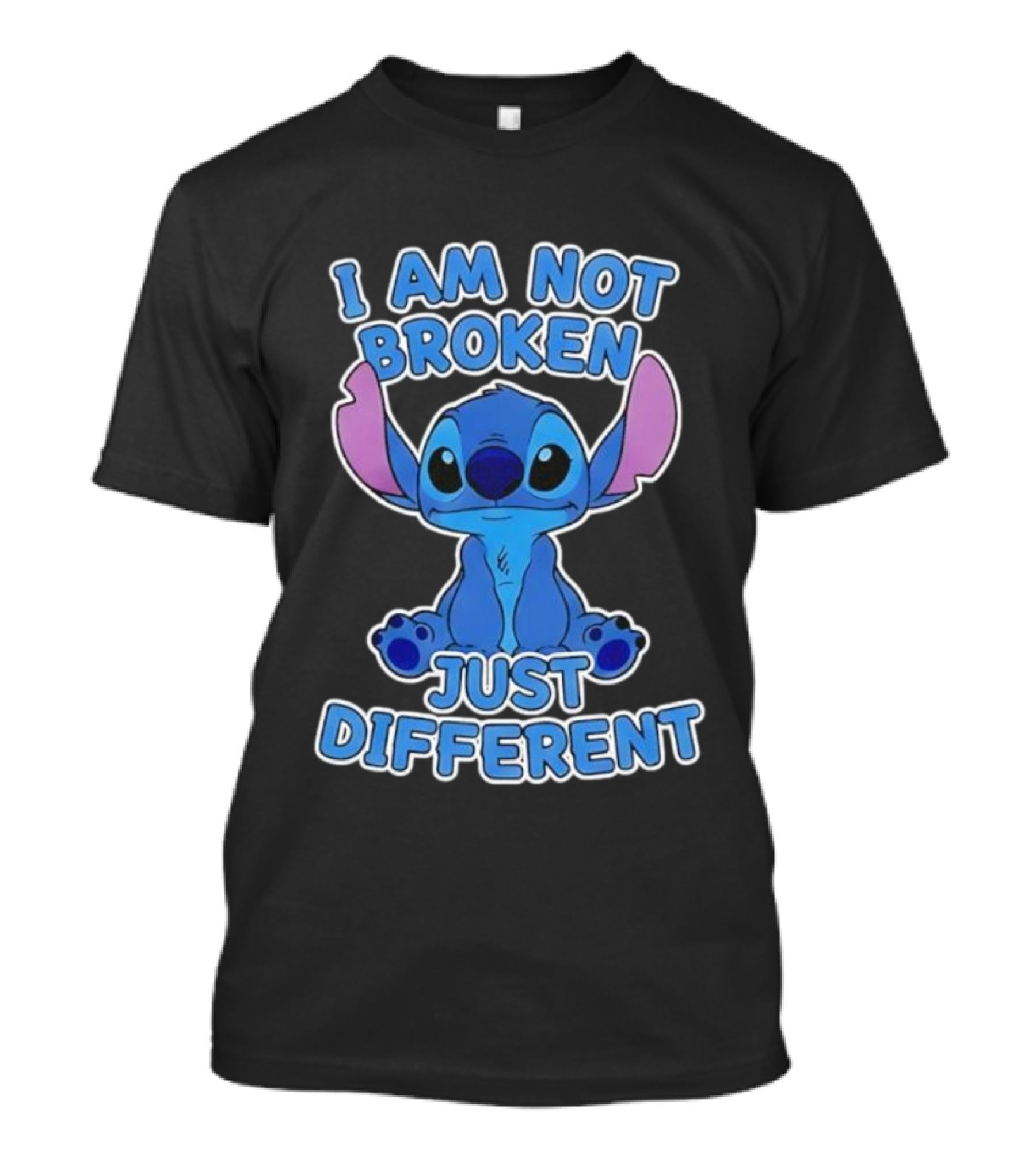 I Am Not Broken Just Different Stitch T-Shirt