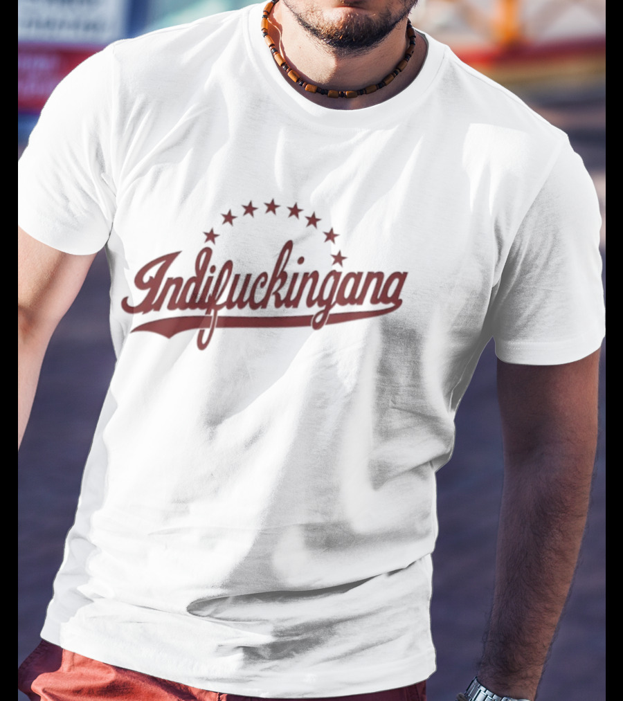 Indifuckingana Indiana Hoosiers Style Stars T-Shirt