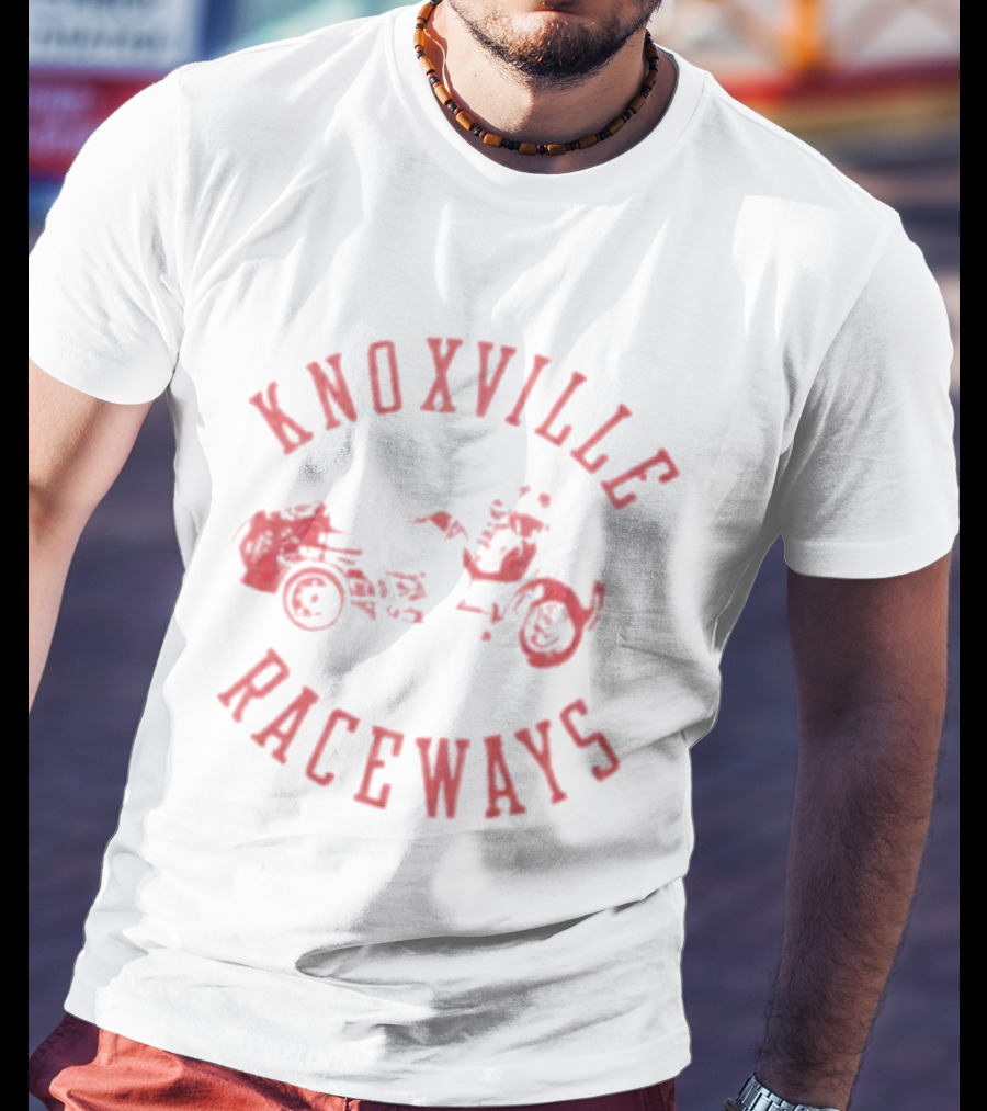 Knoxville Raceways Vintage 1975 Racing Scene T-Shirt