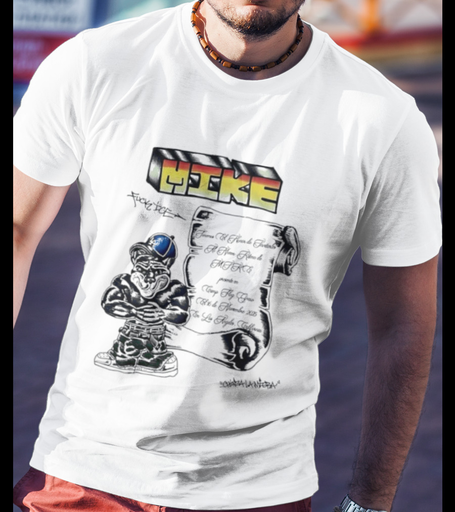 Mike Fuck Ice LA Doggers Script Mascot T-Shirt