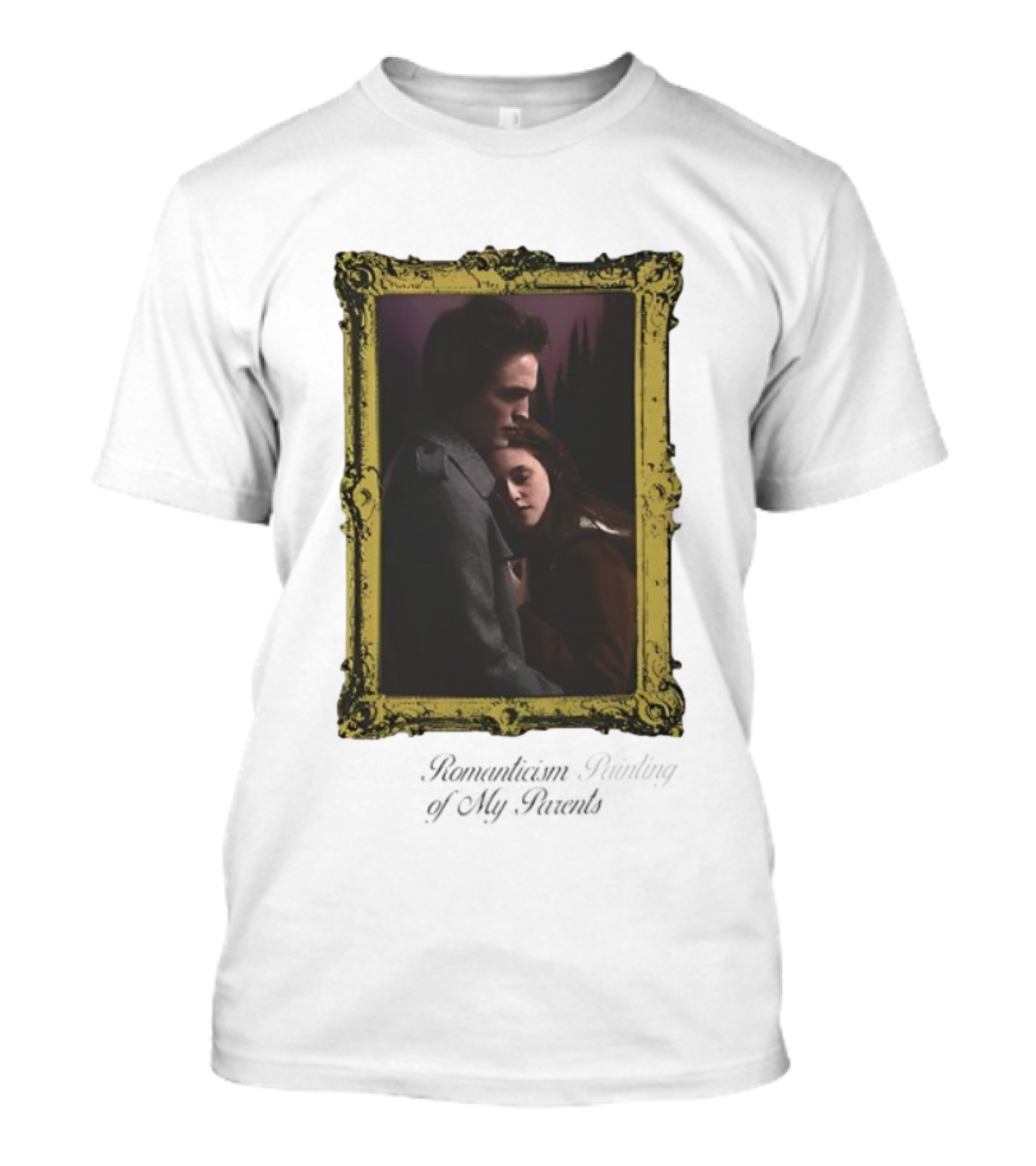 The Twilight Saga Dark Romanticism Painting Of My Parents Framed Scene T-Shirt
