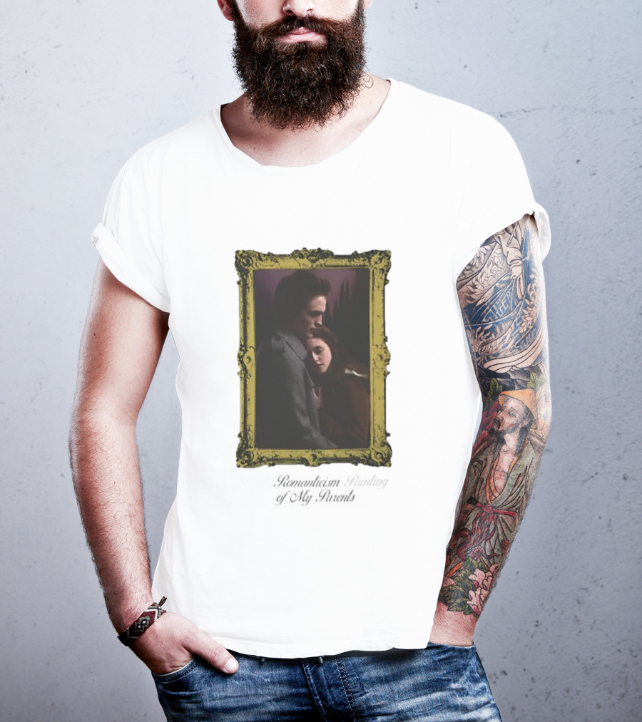 The Twilight Saga Dark Romanticism Painting Of My Parents Framed Scene T-Shirt