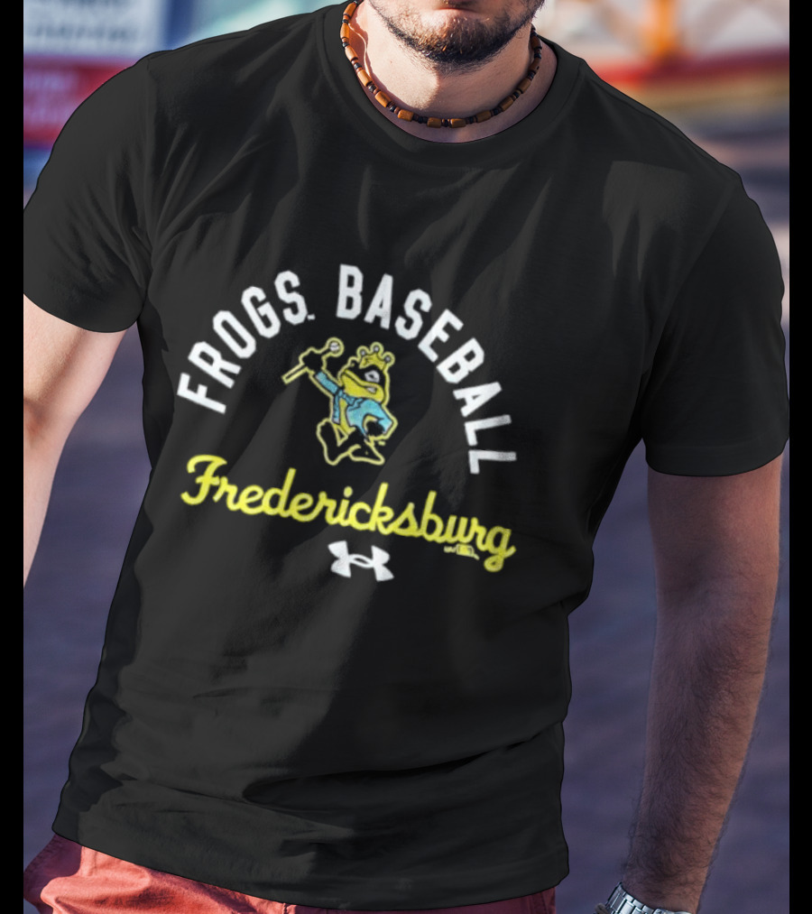 Fredericksburg Frogs Baseball Team Under Armour Logo T-Shirt