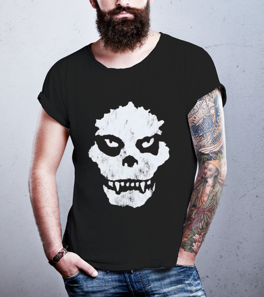 Godzilla X Misfits Fiend Skull Collaboration T-Shirt