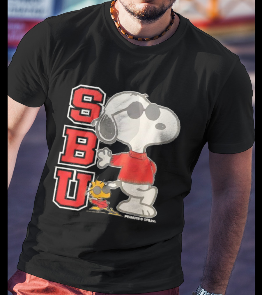 Snoopy Joe Cool SBU Peanuts Woodstock Vintage Retro Style T-Shirt