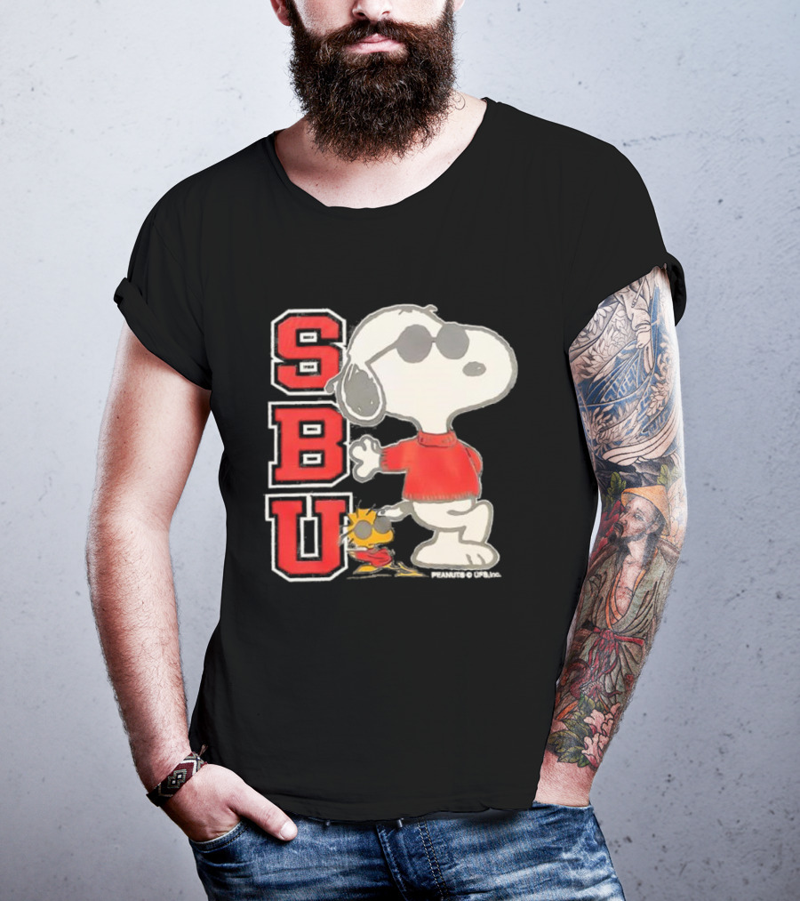 Snoopy Joe Cool SBU Peanuts Woodstock Vintage Retro Style T-Shirt