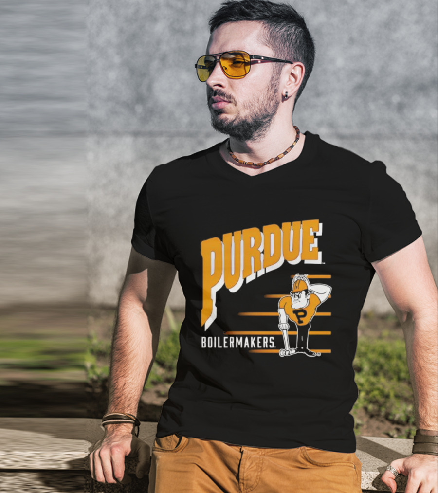 Purdue Boilermakers Pete 90s Retro Classic Style T-Shirt