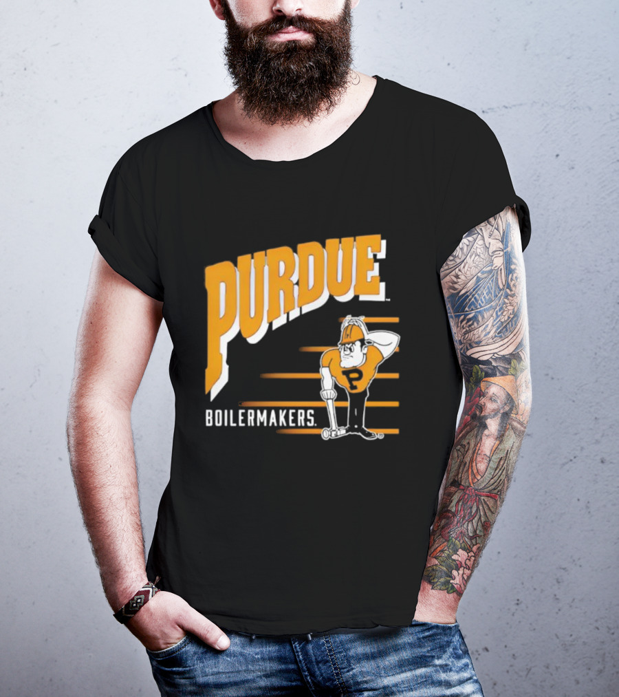 Purdue Boilermakers Pete 90s Retro Classic Style T-Shirt