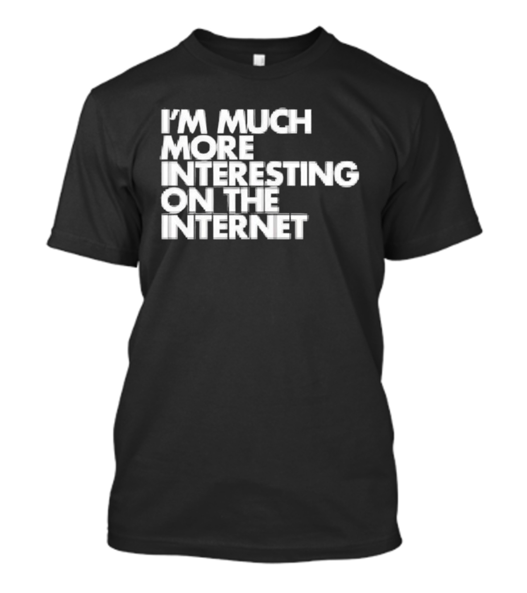 I'm Much More Interesting On The Internet T-Shirt