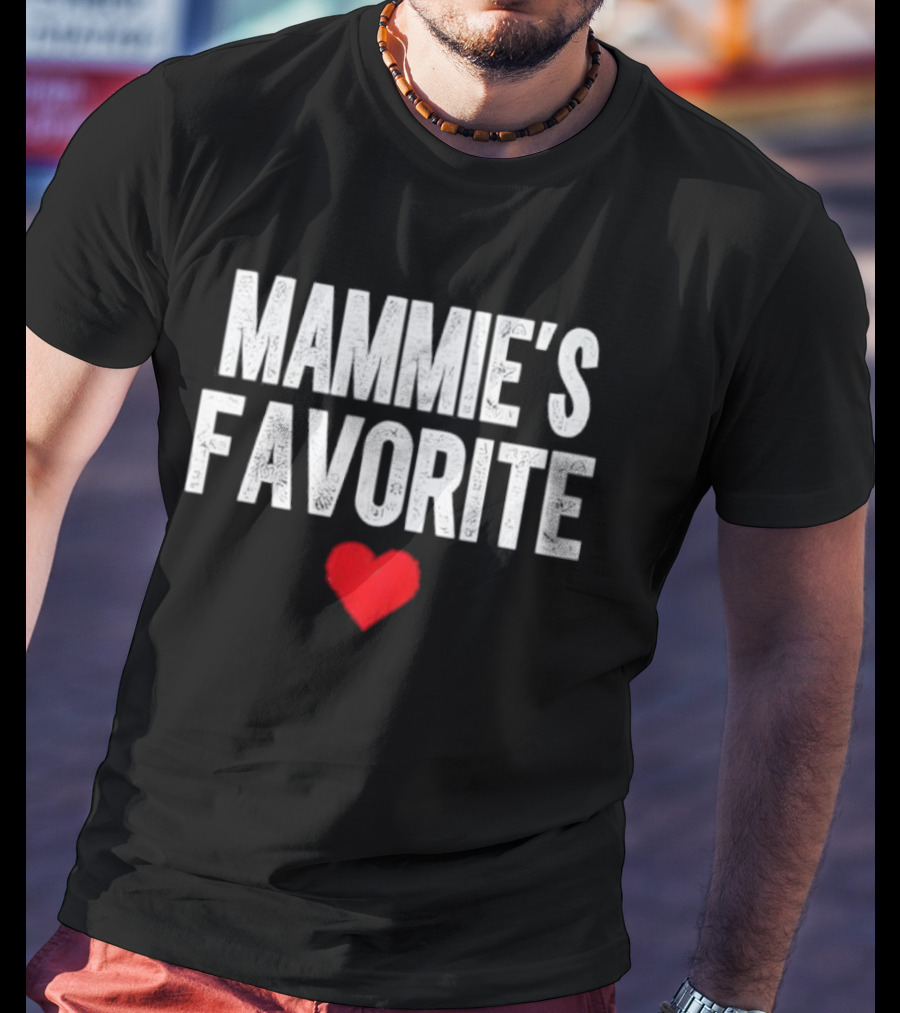 Mammie's Favorite Heart Mother's Day Grandchild T-Shirt