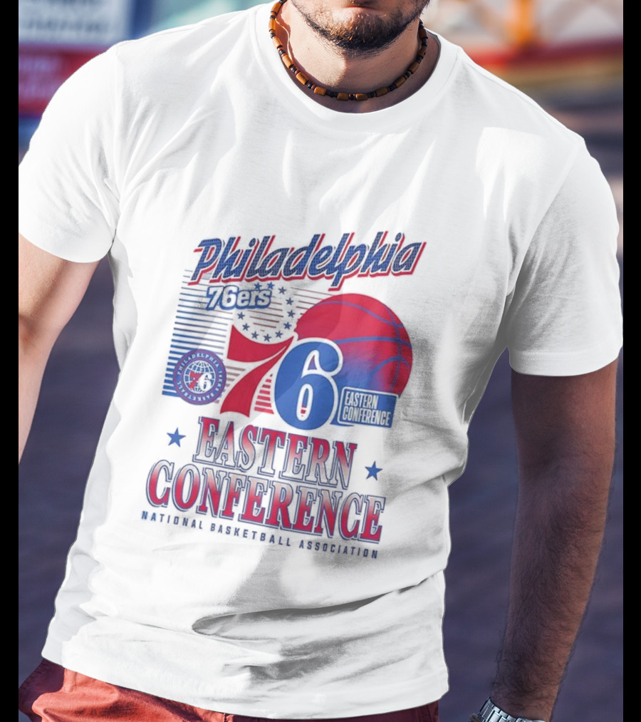 Philadelphia 76ers 6 Eastern Conference NBA Basketball T-Shirt