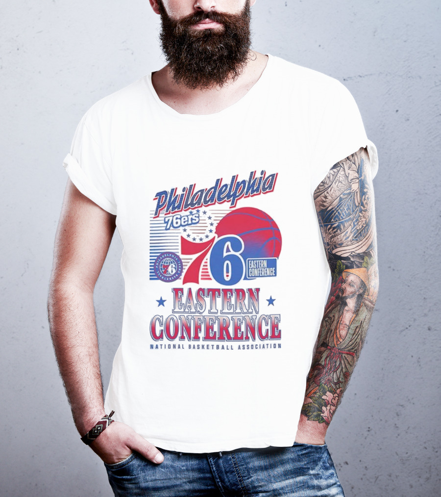 Philadelphia 76ers 6 Eastern Conference NBA Basketball T-Shirt