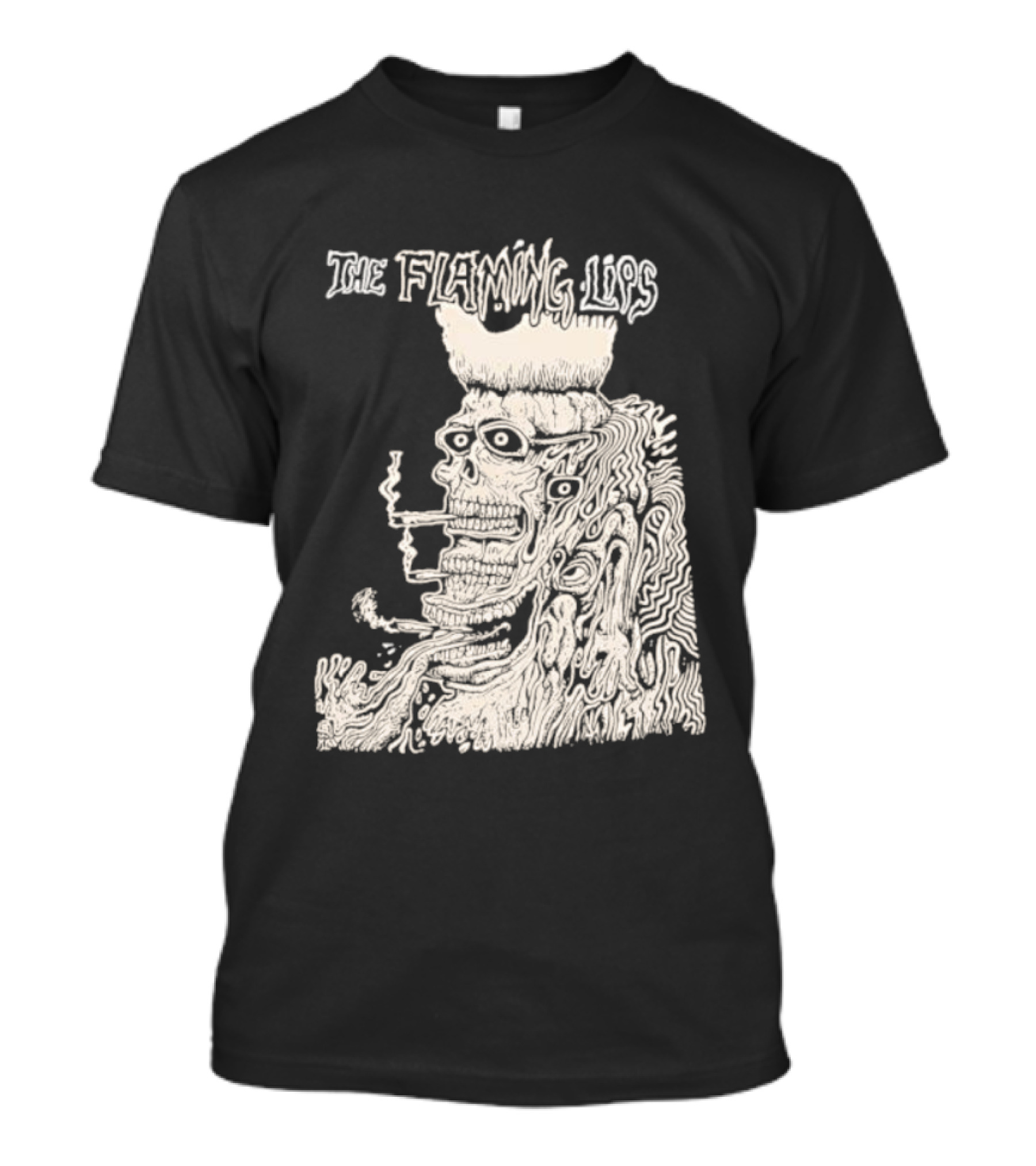 The Flaming Lips Fearless Freaks Smoking Monster Art T-Shirt