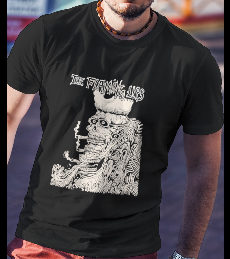 The Flaming Lips Fearless Freaks Smoking Monster Art T-Shirt