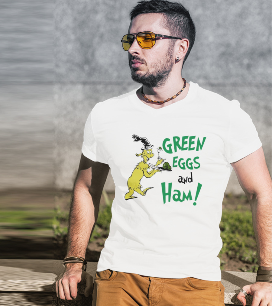 Dr Seuss Green Eggs And Ham Classic Character Sam I Am T-Shirt