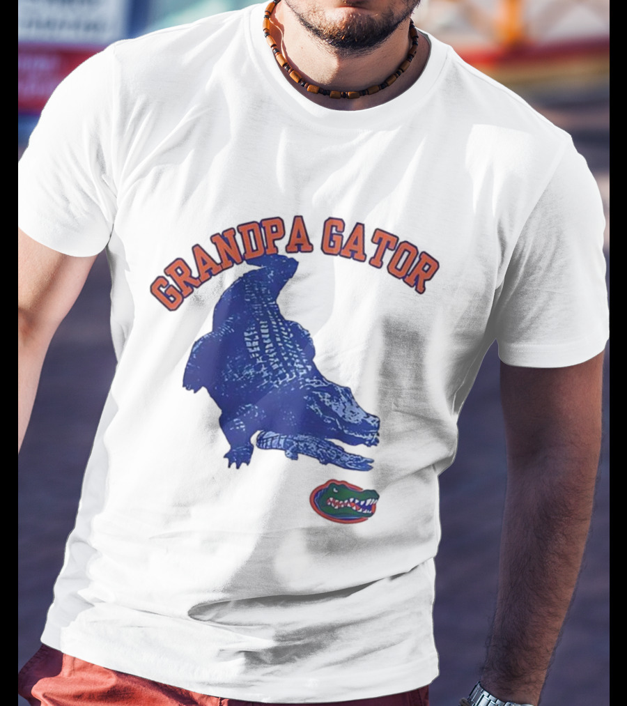 Grandpa Gator Florida Gators Football Fan Gear T-Shirt