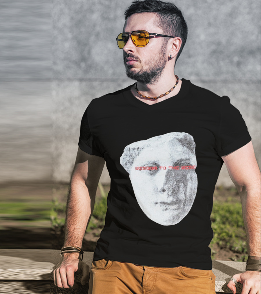 Wisdom To The Wise Classical Statue Art T-Shirt