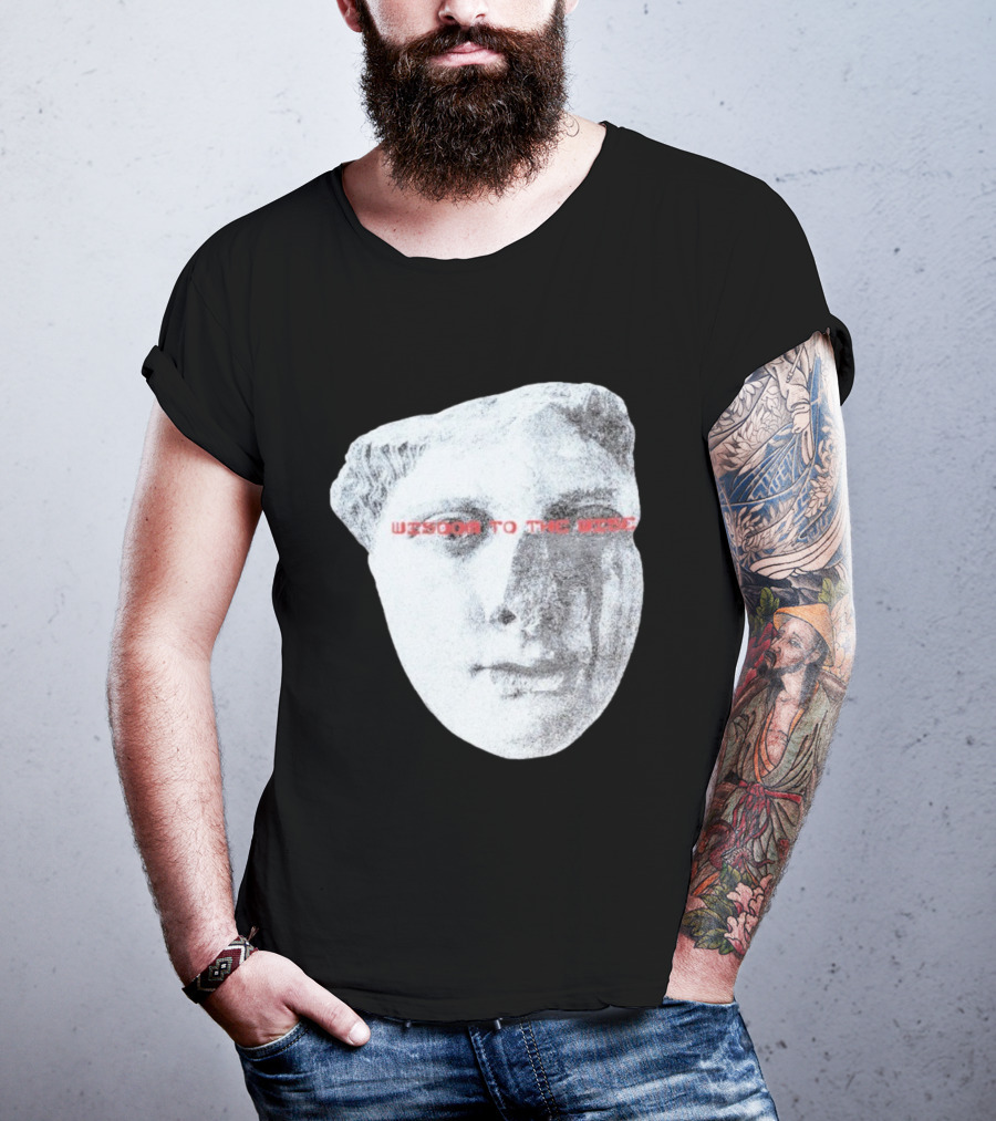 Wisdom To The Wise Classical Statue Art T-Shirt